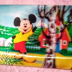 Mickey Mouse 3-D 3x5 Postcard. 1967.
